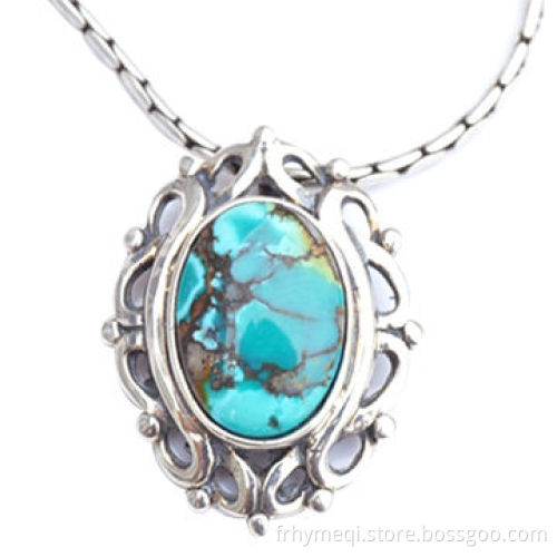 Pendant with Kallaite, Customized Designs Available